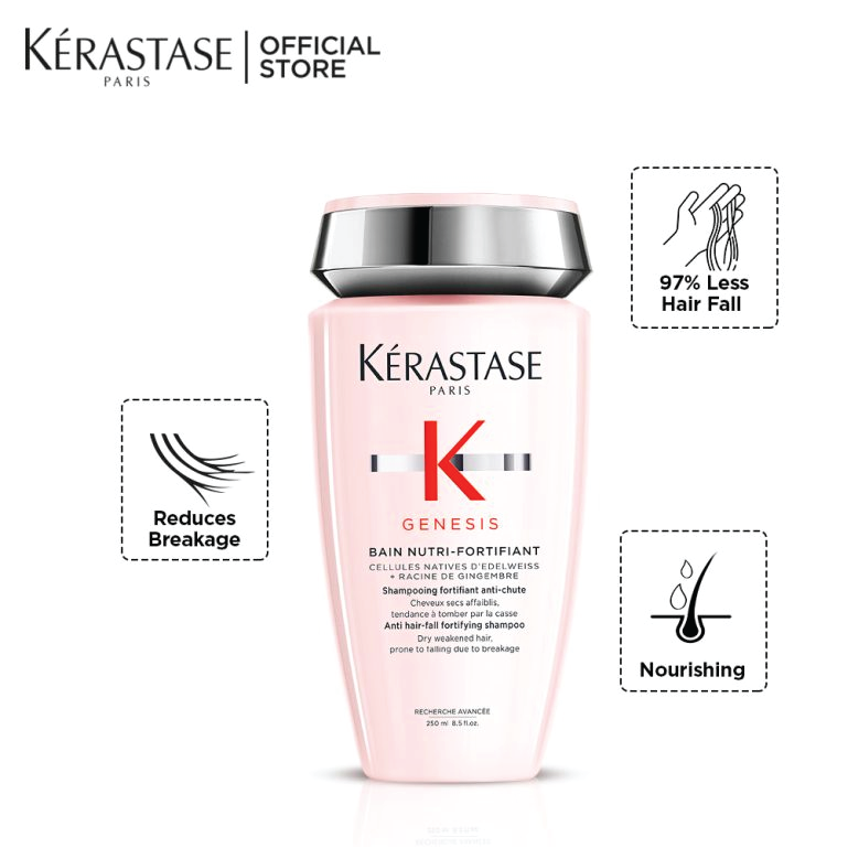 Kerastase Genesis Nutri-Fortifiant Shampoo Anti-Hair Fall For Thick & Dry Hair – 250ml