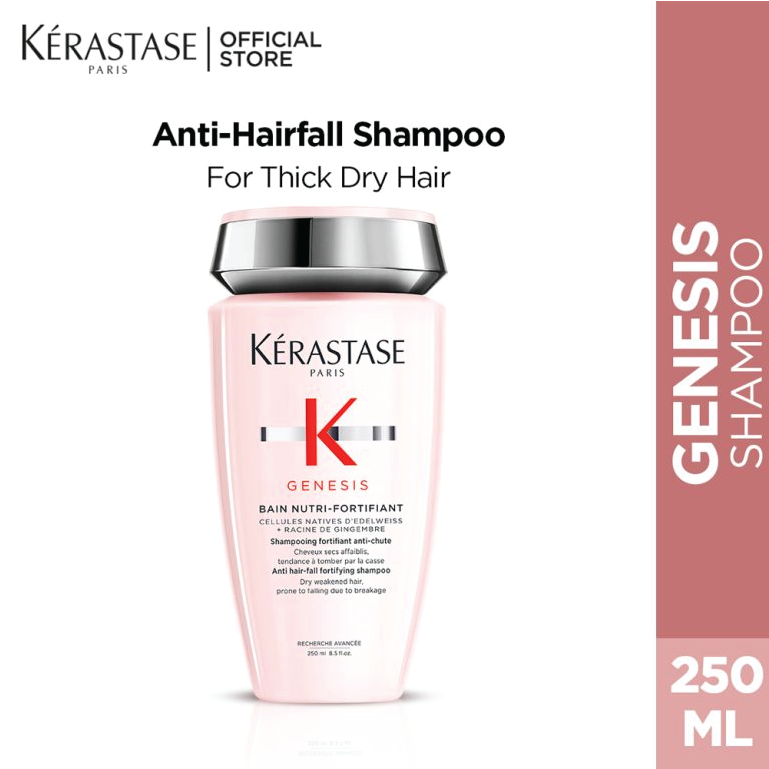Kerastase Genesis Nutri-Fortifiant Shampoo Anti-Hair Fall For Thick & Dry Hair – 250ml