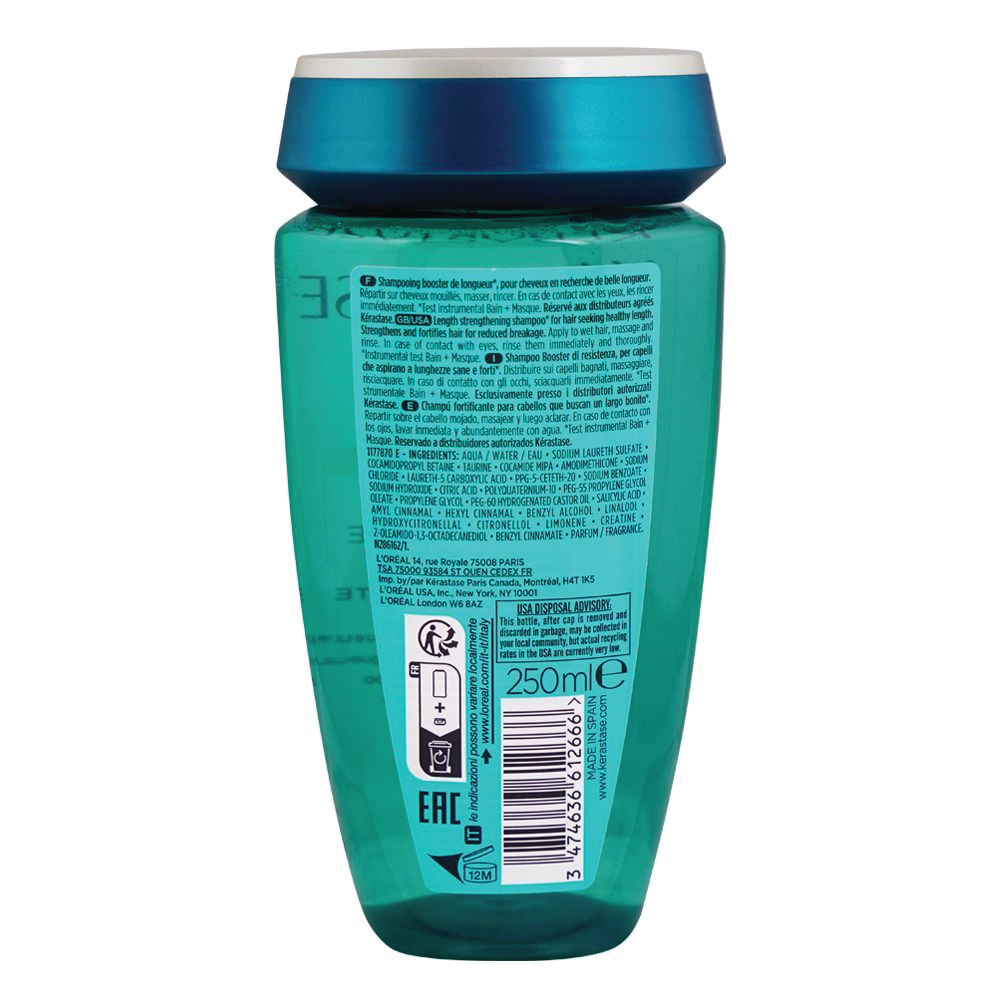 Kerastase Resistance Bain Extentioniste Shampoo, For Damaged and Over-Processed Hair, 250ml