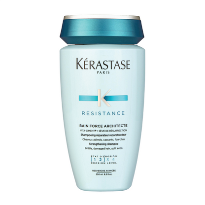 Kerastase Resistance Bain Force Architecte Shampoo (For Brittle, very Damaged Hair, Split Ends) - 250ml8.5oz