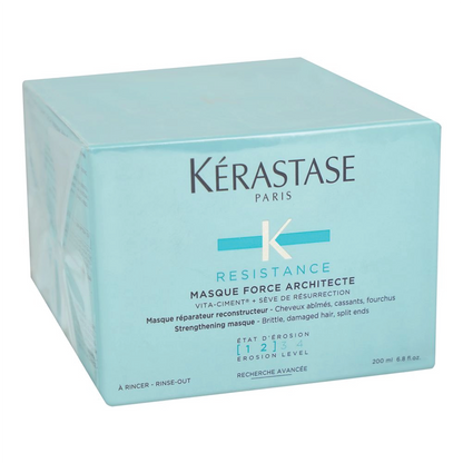 Kerastase Resistance Force Architecte Hair Mask, For Damaged and Over-Processed Hair, 200ml