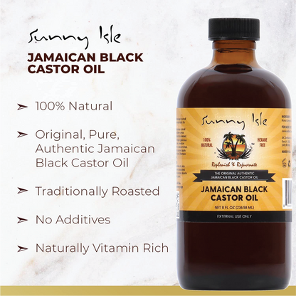 Sunny Isle Jamaican Black Castor Oil 8oz 236ml