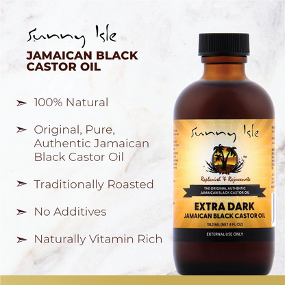 Sunny Isle Jamaican Castor Oil - Extra Dark 118.2 ml