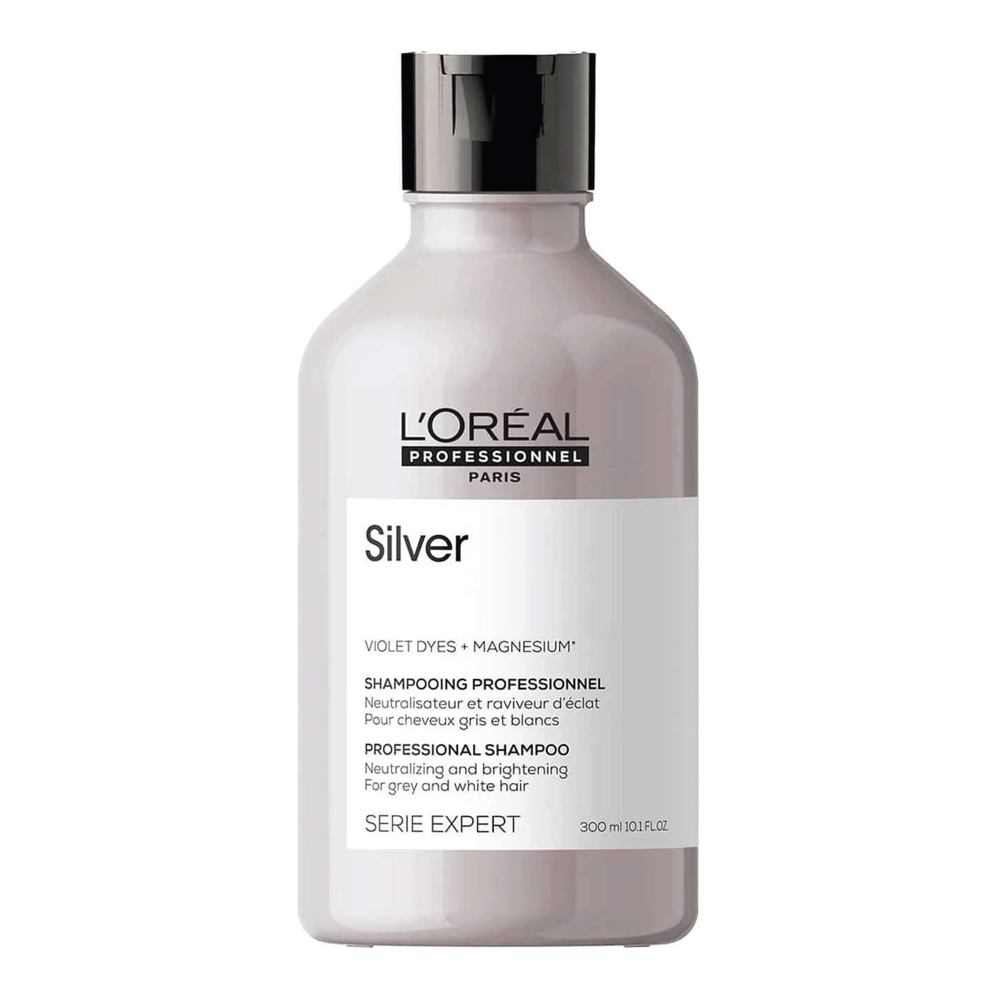 L'Oreal Professionnel Serie Expert - Silver Violet Dyes + Magnesium Neutralising and Brightening Conditioner (For Grey and White Hair) 300ml