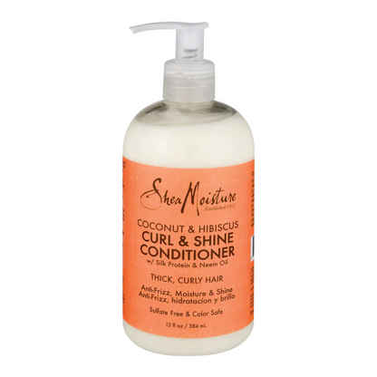Shea Moisture Coconut & Hibiscus Curl & Shine Conditioner 384ml