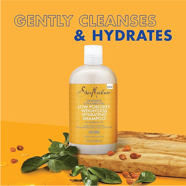SHEA MOISTURE Grapeseed & Tea Tree Oils Low Perosity Weightless Hydration Shampoo 384ml
