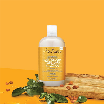 SHEA MOISTURE Grapeseed & Tea Tree Oils Low Perosity Weightless Hydration Shampoo 384ml