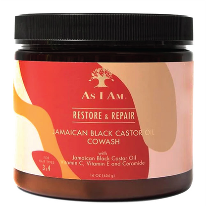 AS I AM JBCO Jamaican Black Castor CoWash 454ml