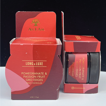 AS I AM Long and Luxe GroEdges Edge Controller Pomegranate & Passion Fruit 113g