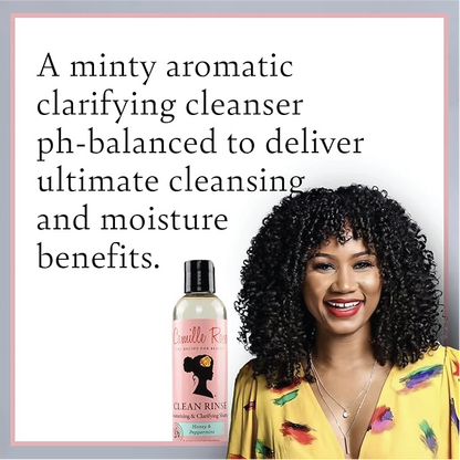 Camille Rose Naturals Clean Rinse Moisturizing & Clarifying Shampoo 240ml