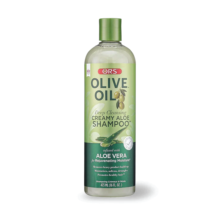 ORS Olive Oil Deep Cleansing Creamy Aloe Shampoo Infused with Aloe Vera 473ml