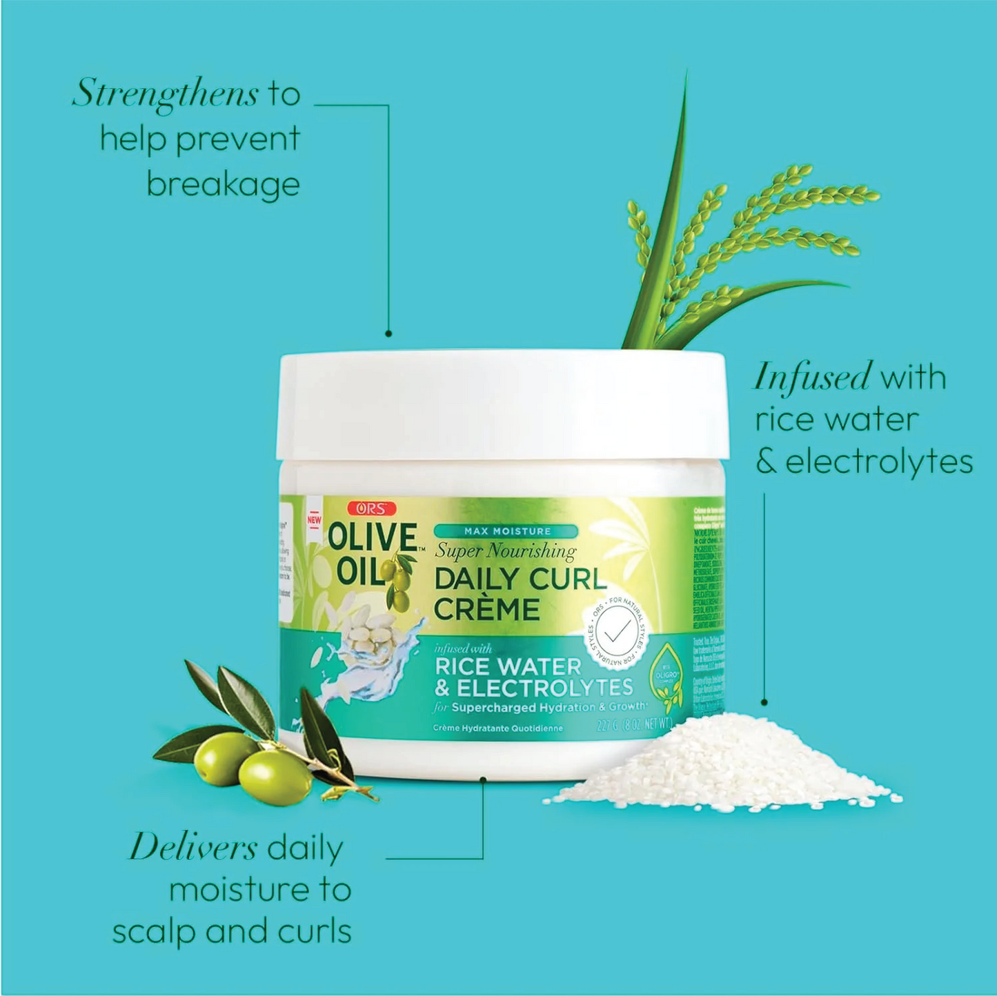Max Moisture Super Nourishing Daily Curl Crème 227g