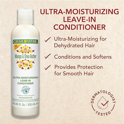 Creme of Nature Mango & Shea Butter Ultra Moisturizing Leave-in Conditioner 250ml