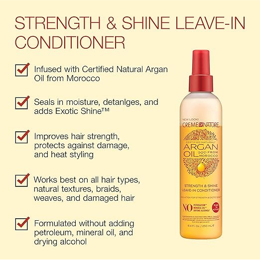 Creme of Nature Argan Oil Leave-In Conditioners 250ml