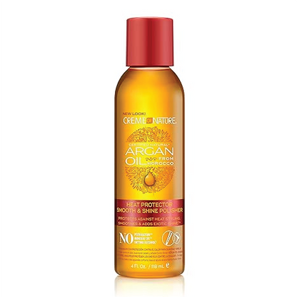Creme of Nature Argan Oil With Heat Protection, Smooth & Shine Hair Polisher 118ml