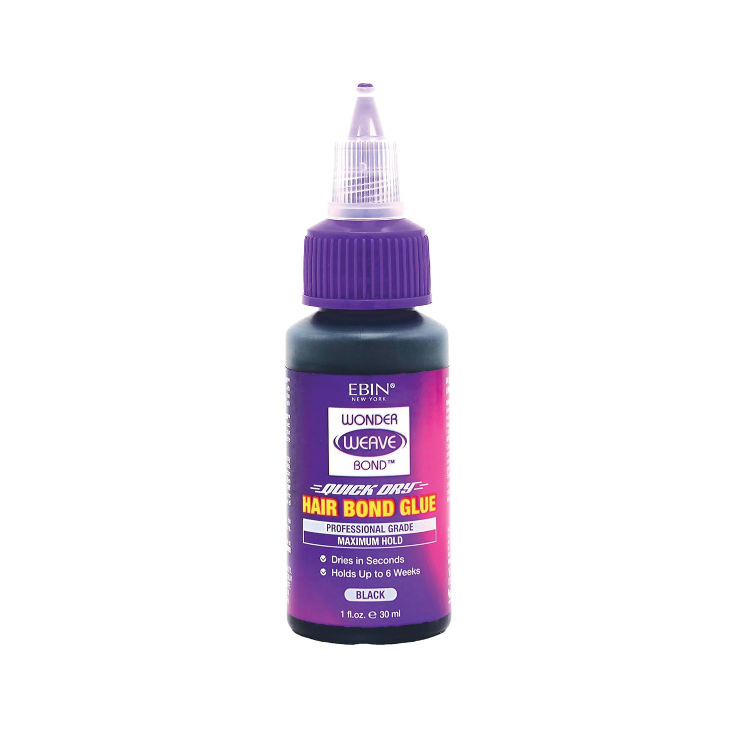 EBIN NEW YORK Wonder Weave Bond Hair Bond Glue Black