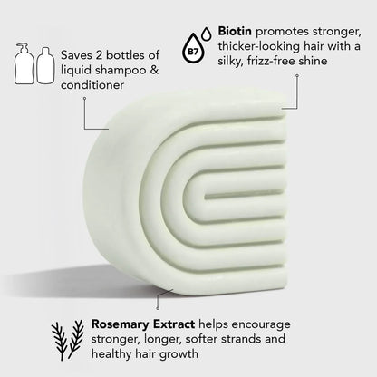 Rosemary & Biotin Volumizing Conditioner Bar 91G