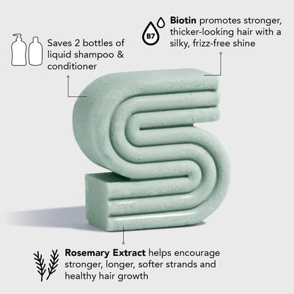 KITSCH Rosemary & Biotin Volumizing Shampoo Bar 91G