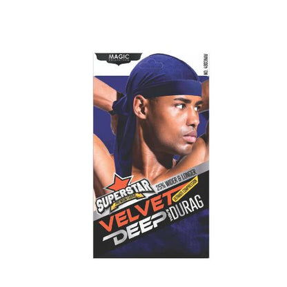 MAGIC COLLECTION MEN'S SUPERSTAR VELVET DEEP DURAG