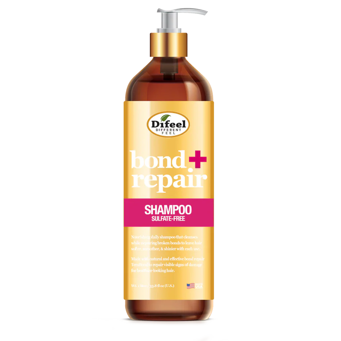 DIFEEL BOND & REPAIR SULFATE FREE SHAMPOO 33.8 oz