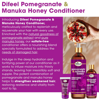 DIFEEL POMEGRANATE & MANUKA HONEY SULFATE-FREE CONDITIONER 33 oz