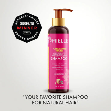 MIELLE POMEGRANATE & HONEY DETANGLING SHAMPOO -12 oz