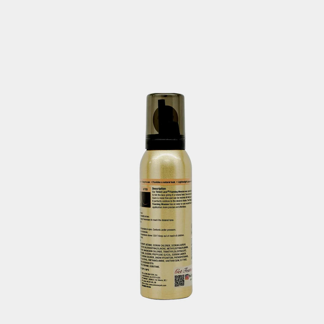 EBIN TINTED LACE FOAMING MOUSSE- NATURAL BEIGE-100 ML