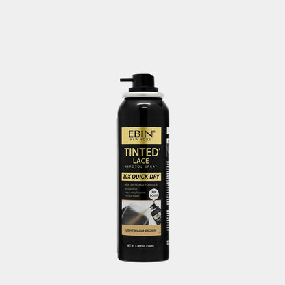 EBIN TINTED LACE 10X QUICK DRY SPRAY - LIGHT WARM BROWN-100 ML
