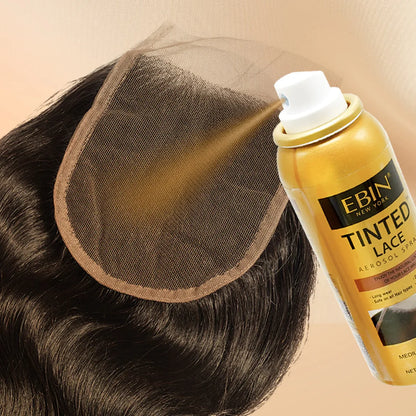 EBIN TINTED LACE AEROSOL SPRAY - LIGHT WARM BROWN