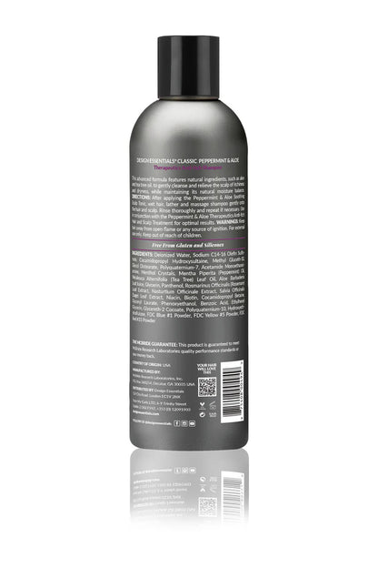 DESIGN ESSENTIALS Peppermint & Aloe Therapeutics Anti-Itch Shampoo-8 OZ