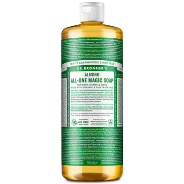 DR.BRONNER'S PURE CASTILE LIQUID SOAP ALMOND ALL-ONE MAGIC SOAP