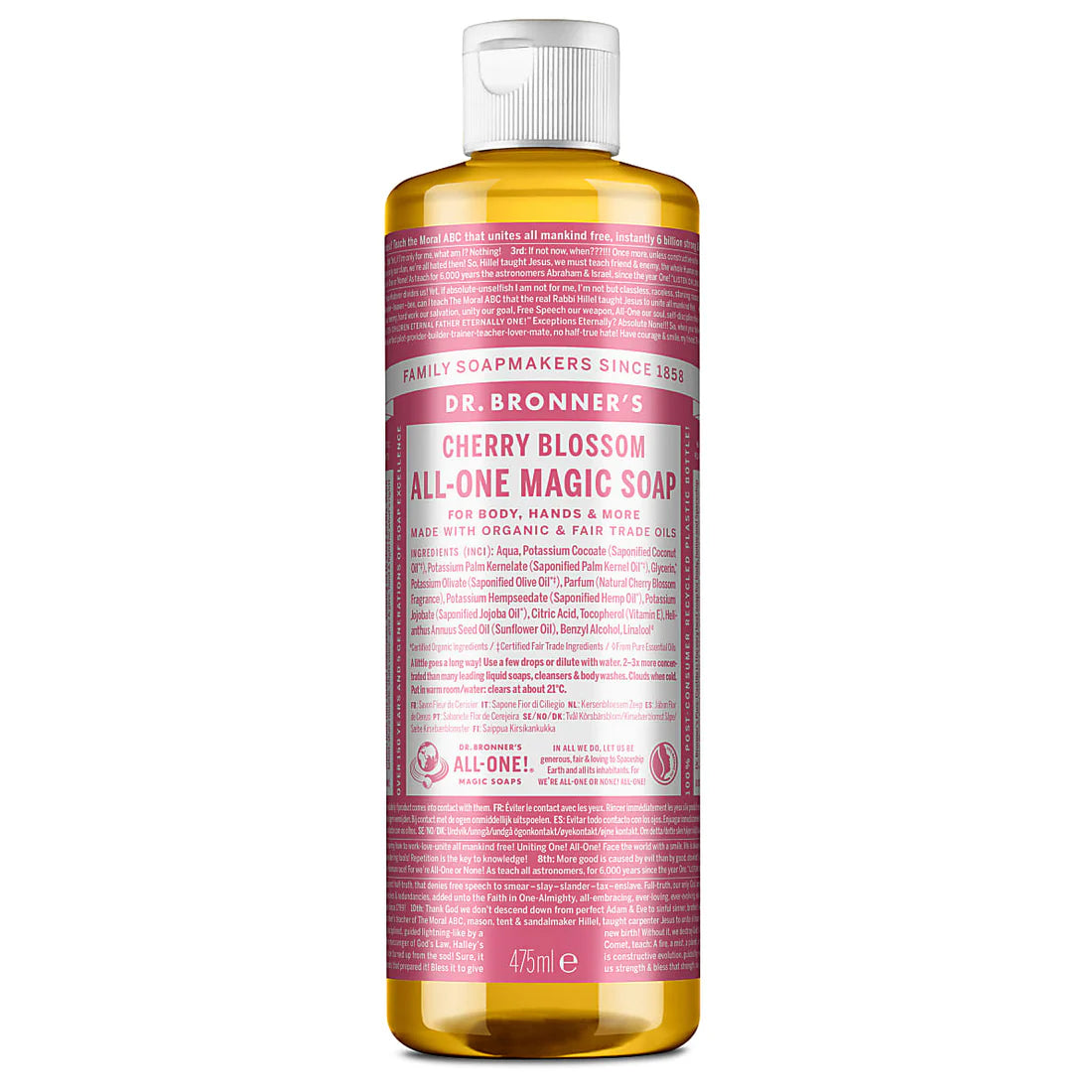 DR.BRONNER'S CHERRY BLOSSOM ALL-ONE MAGIC SOAP - 945ML