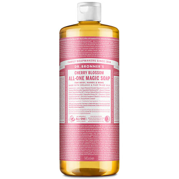 DR.BRONNER'S CHERRY BLOSSOM ALL-ONE MAGIC SOAP - 945ML