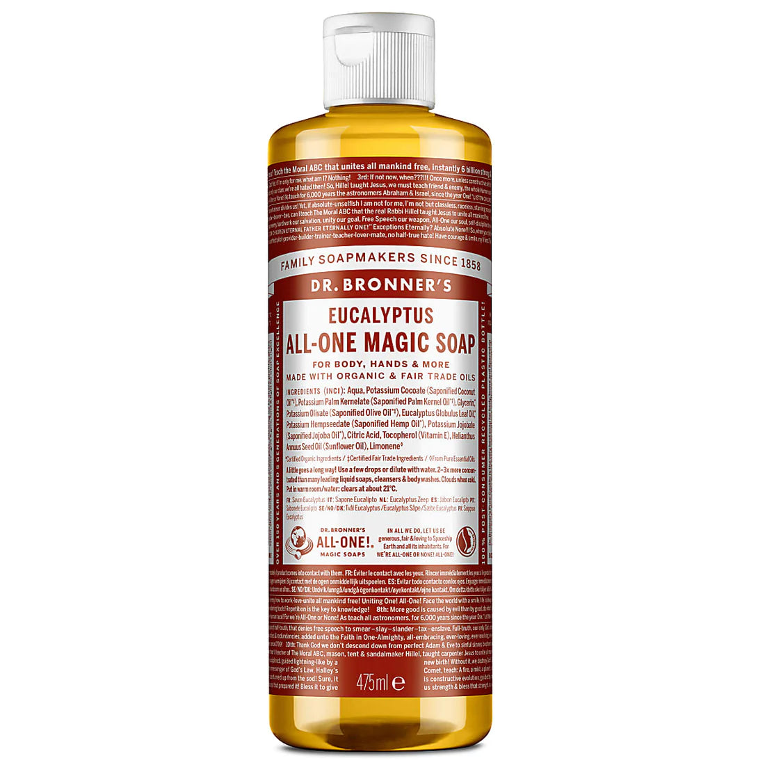 DR.BRONNER'S PURE CASTILE LIQUID SOAP EUCALYPTUS ALL-ONE MAGIC SOAP