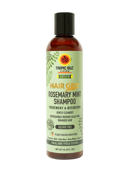 TROPIC ISLE HAIR GRO ROSEMARY MINT SHAMPOO 8 OZ
