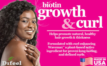 DIFEEL GROWTH AND CURL BIOTIN SHAMPOO 12 OZ