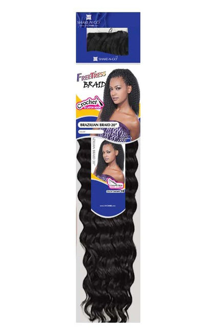 SHAKE-N-GO FREETRESS BRAZILIAN BRAID 20"