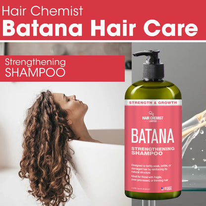 HAIR CHEMIST BATANA STRENGTHENING SHAMPOO 33.8 OZ.