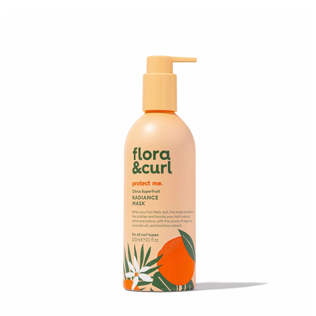 FLORA & CURL protect me. Citrus Superfruit Radiance Mask 300ml