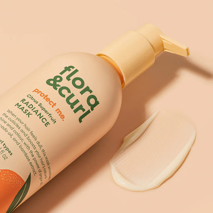 FLORA & CURL protect me. Citrus Superfruit Radiance Mask 300ml