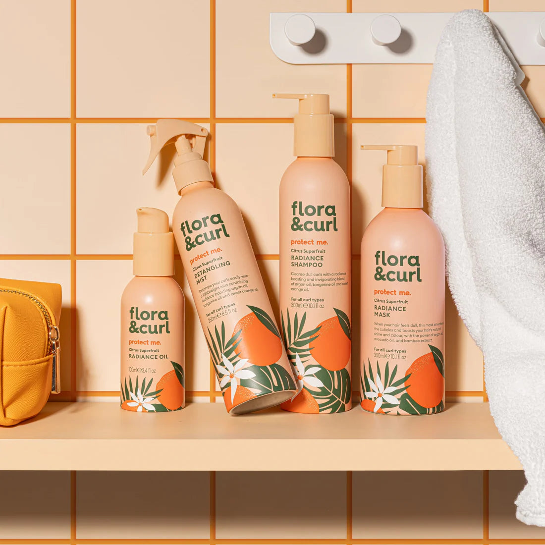 FLORA & CURL protect me Citrus Superfruit Detangling Mist 250ml