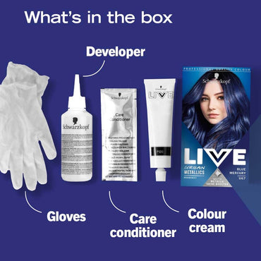 LIVE U67 BLUE MERCURY PERMANENT COLOUR