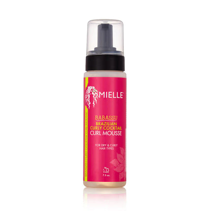 MIELLE Brazilian Curly Cocktail Curl Mousse -7.5 oz