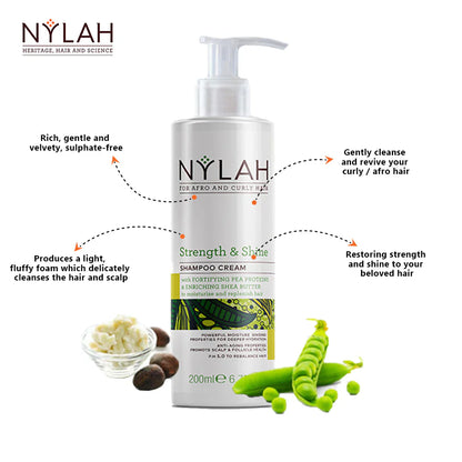 NYLAH Strength & Shine Shampoo 200 ML