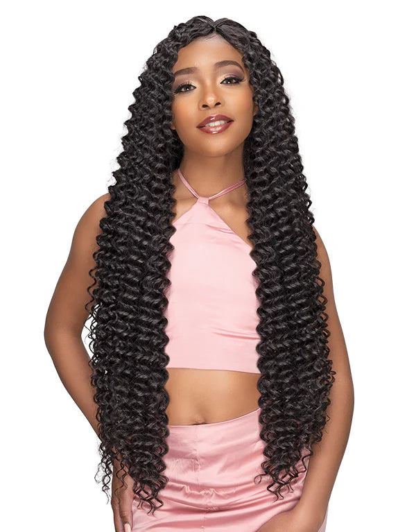 JANET COLLECTION PREMIUM SYNTHETIC HAIR REMY ILLUSION NATURAL DEEP WAVE