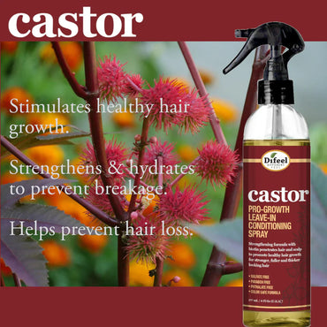 DIFEEL CASTOR PRO-GROWTH CONDITIONING SPRAY 6 OZ.