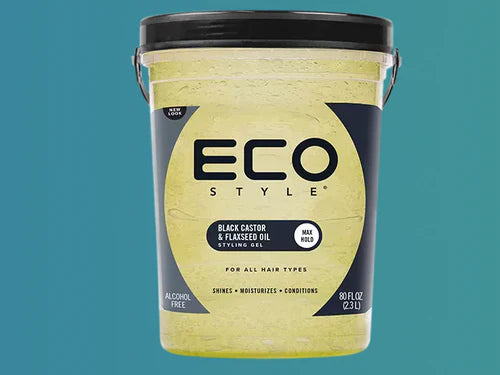 ECO STYLER BLACK CASTOR & FLAXSEED OIL HAIR STYLING GEL