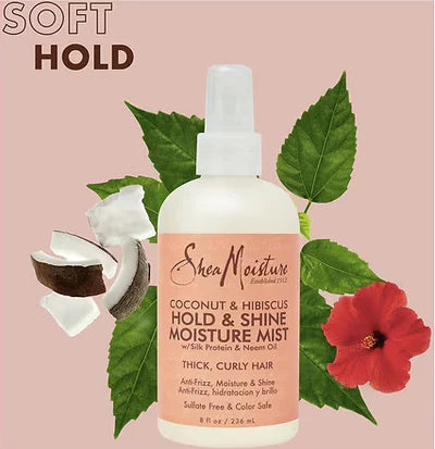 SHEAMOISTURE COCONUT AND HIBISCUS HOLD AND MIST 236 Ml