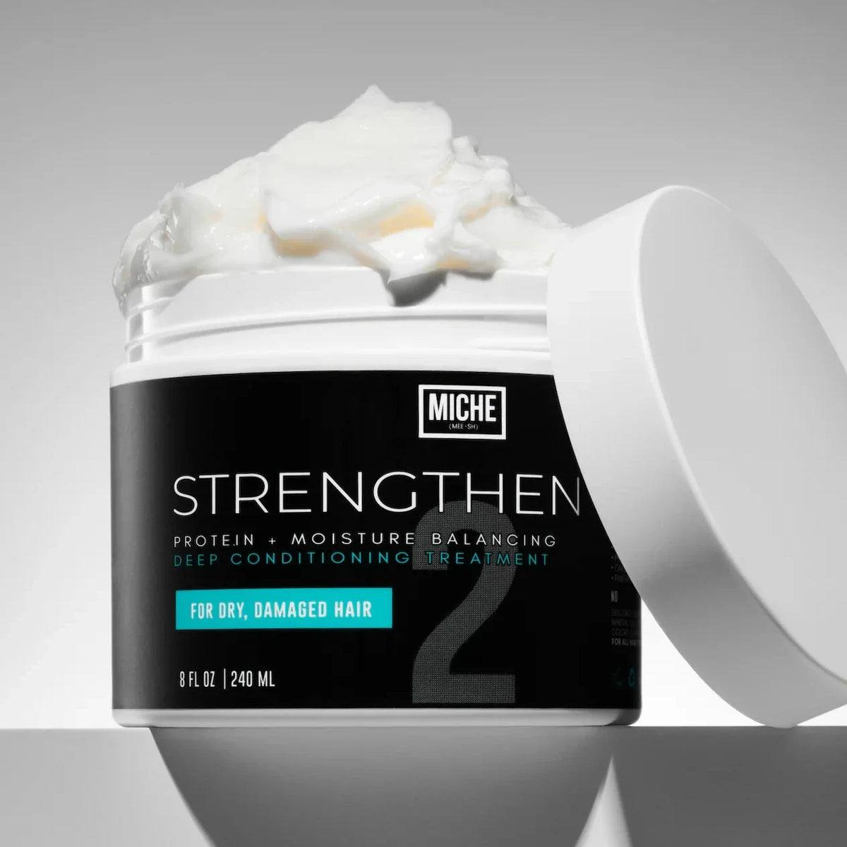 MICHE-STRENGTHEN PROTEIN + MOISTURE BALANCING DEEP CONDITIONING TREATMENT 8 OZ