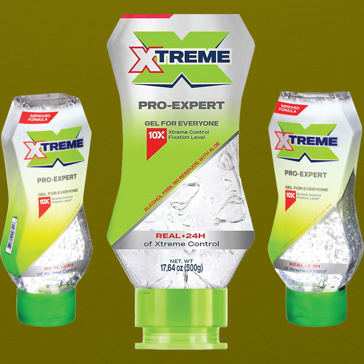 Xtreme Pro-Expert Clear Styling Hair Gel 500g